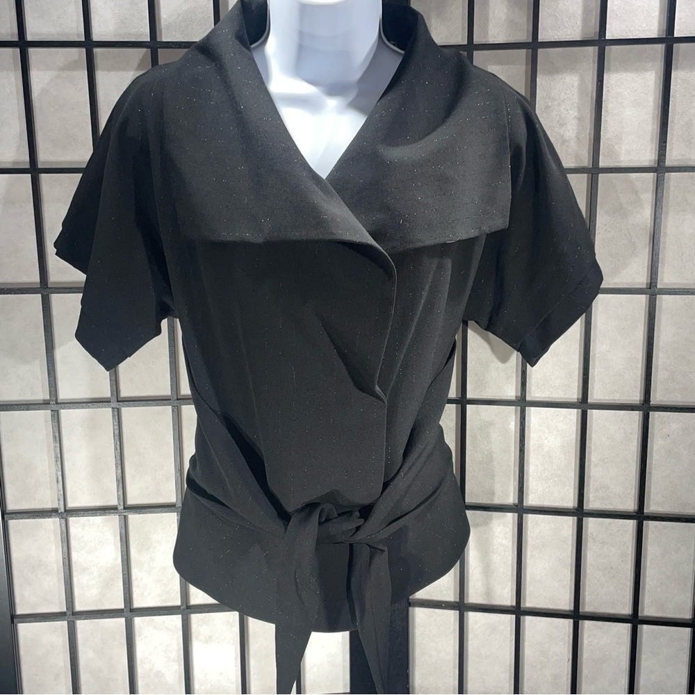 Rampage ladies long sleeve collar blouse size medium
